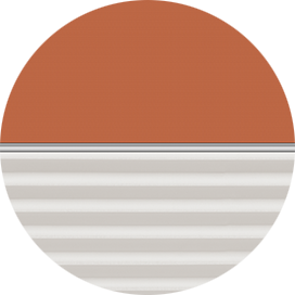 4564-1016 - Oranžová/biela
